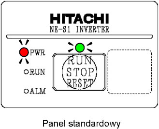 Panel standardowy falownika Hitachi NE-S1